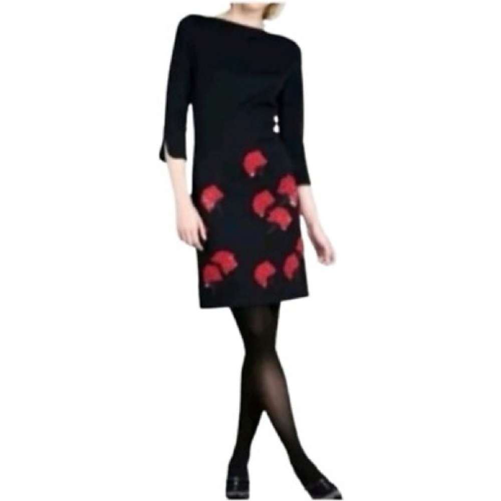 TORY BURCH Wool Beaded Sequin dress “Etta” Small - Picture 10 of 11
